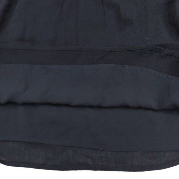 Heartloom Mini Dress Womens Large Navy Cold Shoulder Lined Bohemian Langenlook - Picture 10 of 12